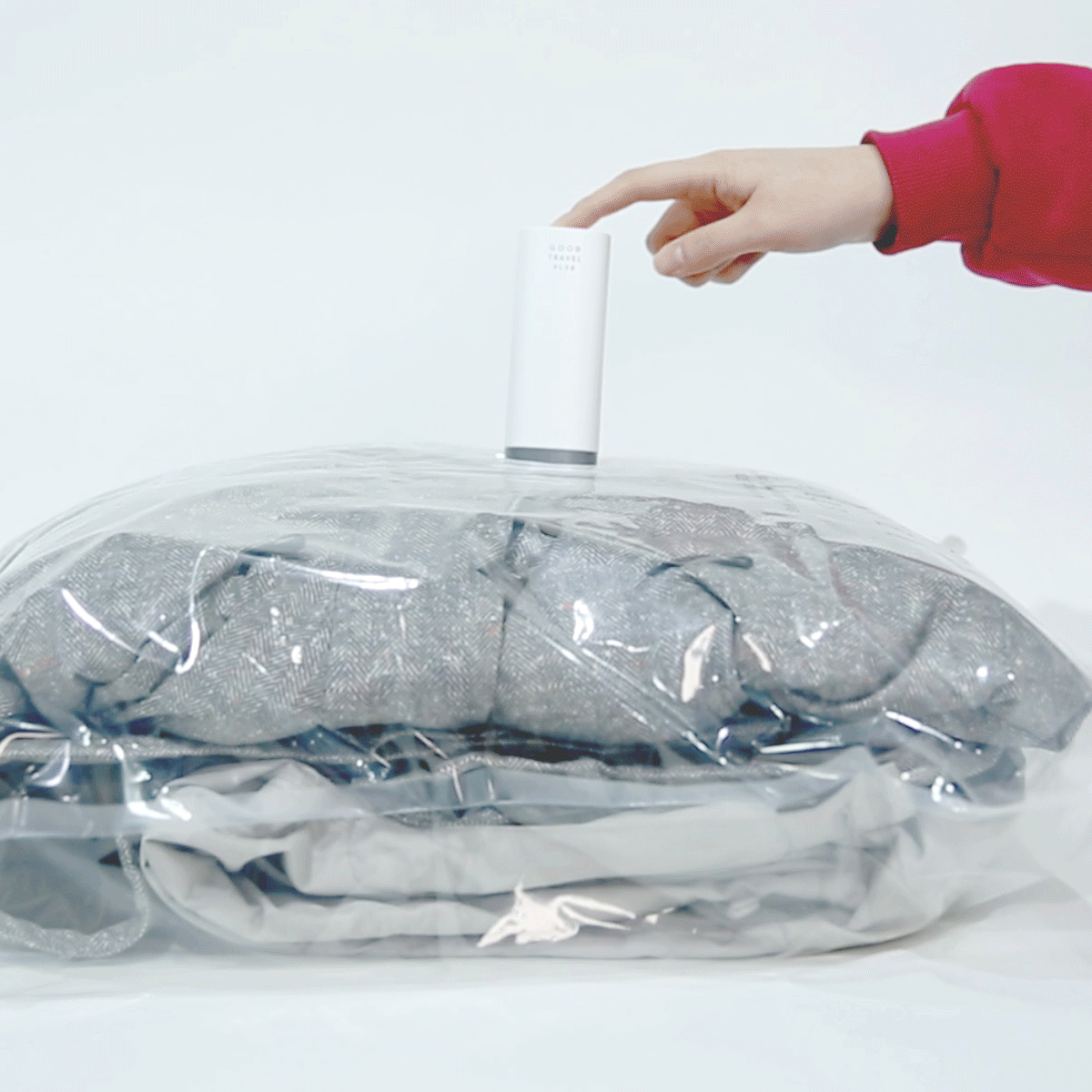 실리쿡 굿트래블플러스 기본세트 휴대용 진공압축기 여행용 압축팩 